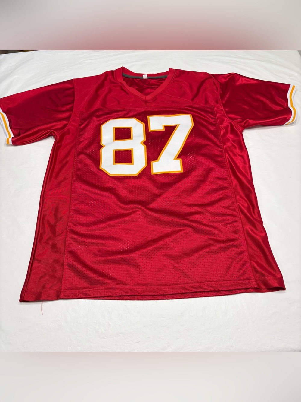 Unbranded Kansas City Chiefs Travis Kelce #87 Red Jersey Men’s Small